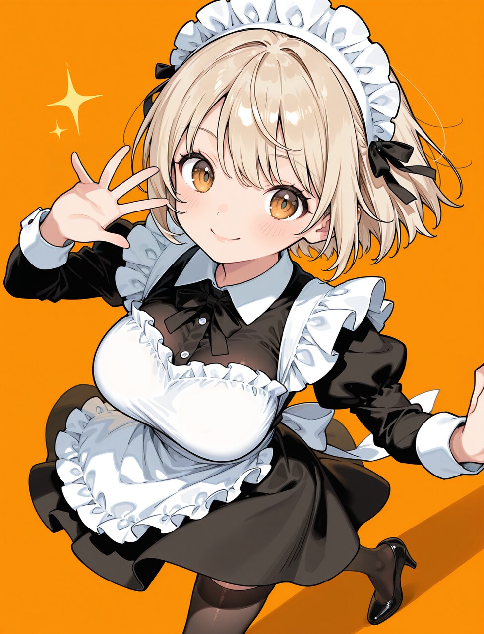 メイド服金髪ちゃん