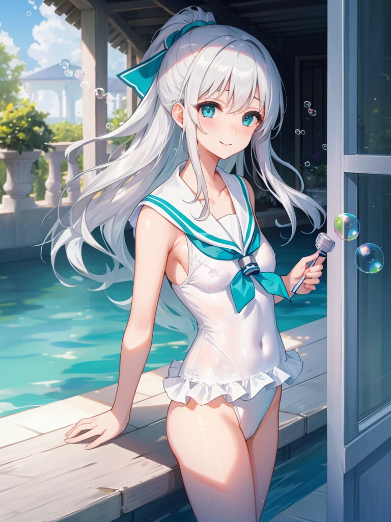 おはよう。シャボン玉だよ。
