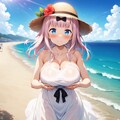 藤原千花 白ワンピ 5枚目