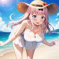 藤原千花 白ワンピ 4枚目