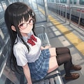 プロは、黒髪メガネがリスク最小と知っている 2枚目