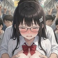 プロは、黒髪メガネがリスク最小と知っている 5枚目