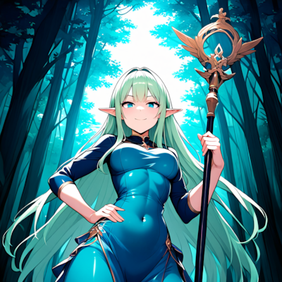 エルフの魔術師・アルフィミア