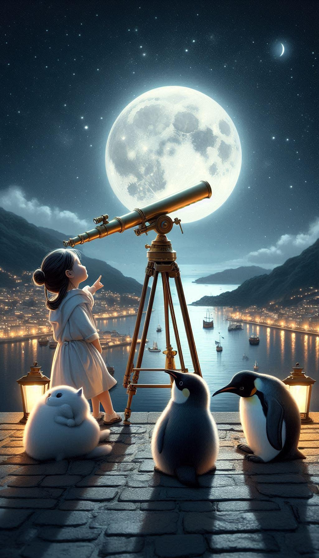 ５『お月様こんばんは。』