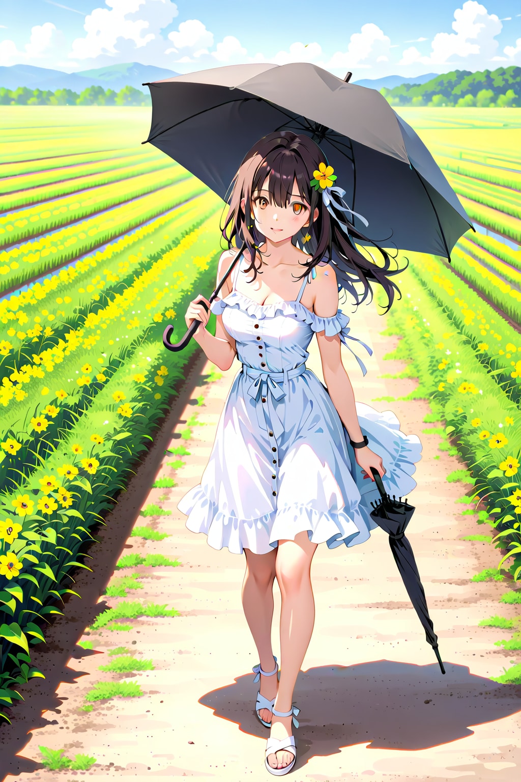 暑い…