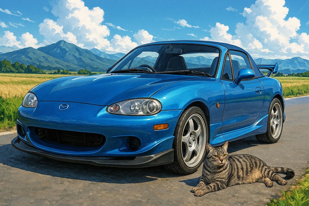 猫と車