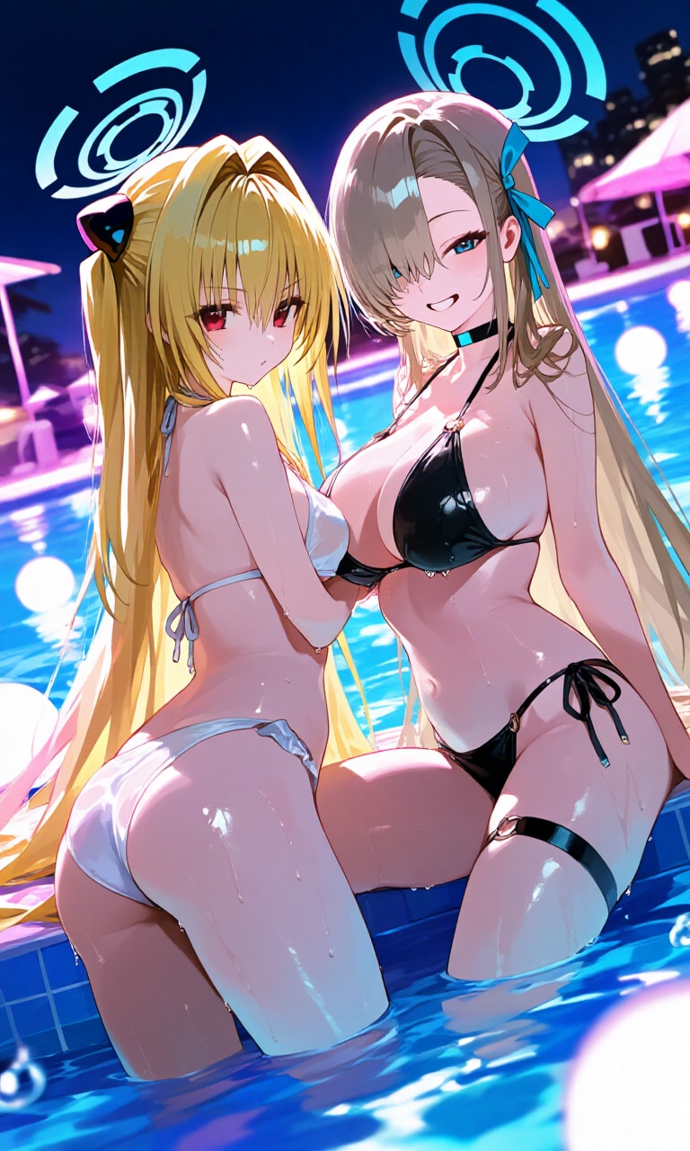金髪美少女二人
