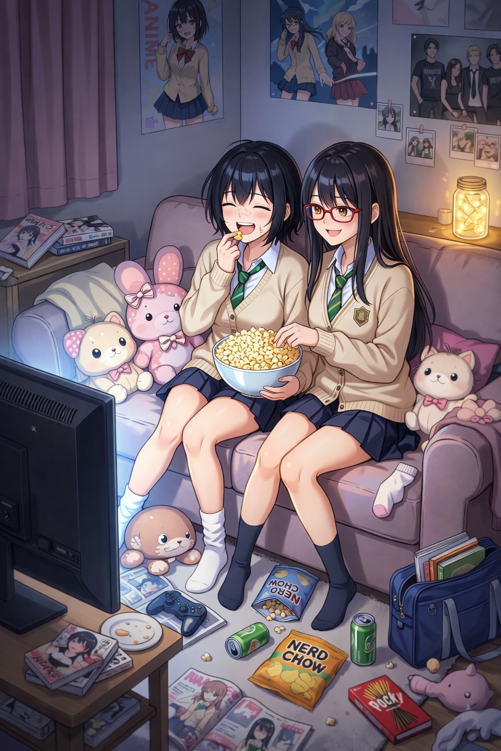 結月ちゃんと茜ちゃん | の人気AIイラスト・グラビア