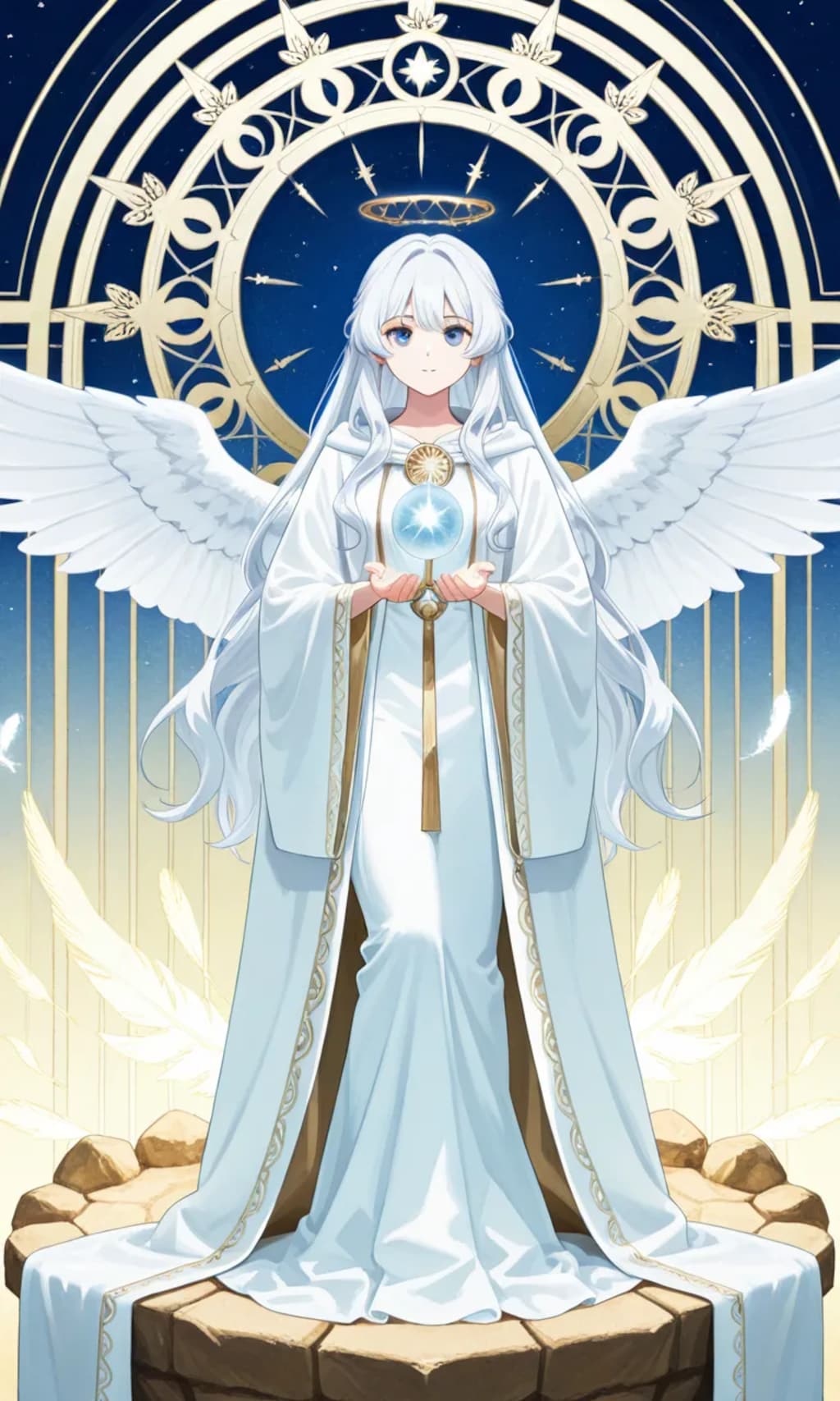 白銀の女神・夜