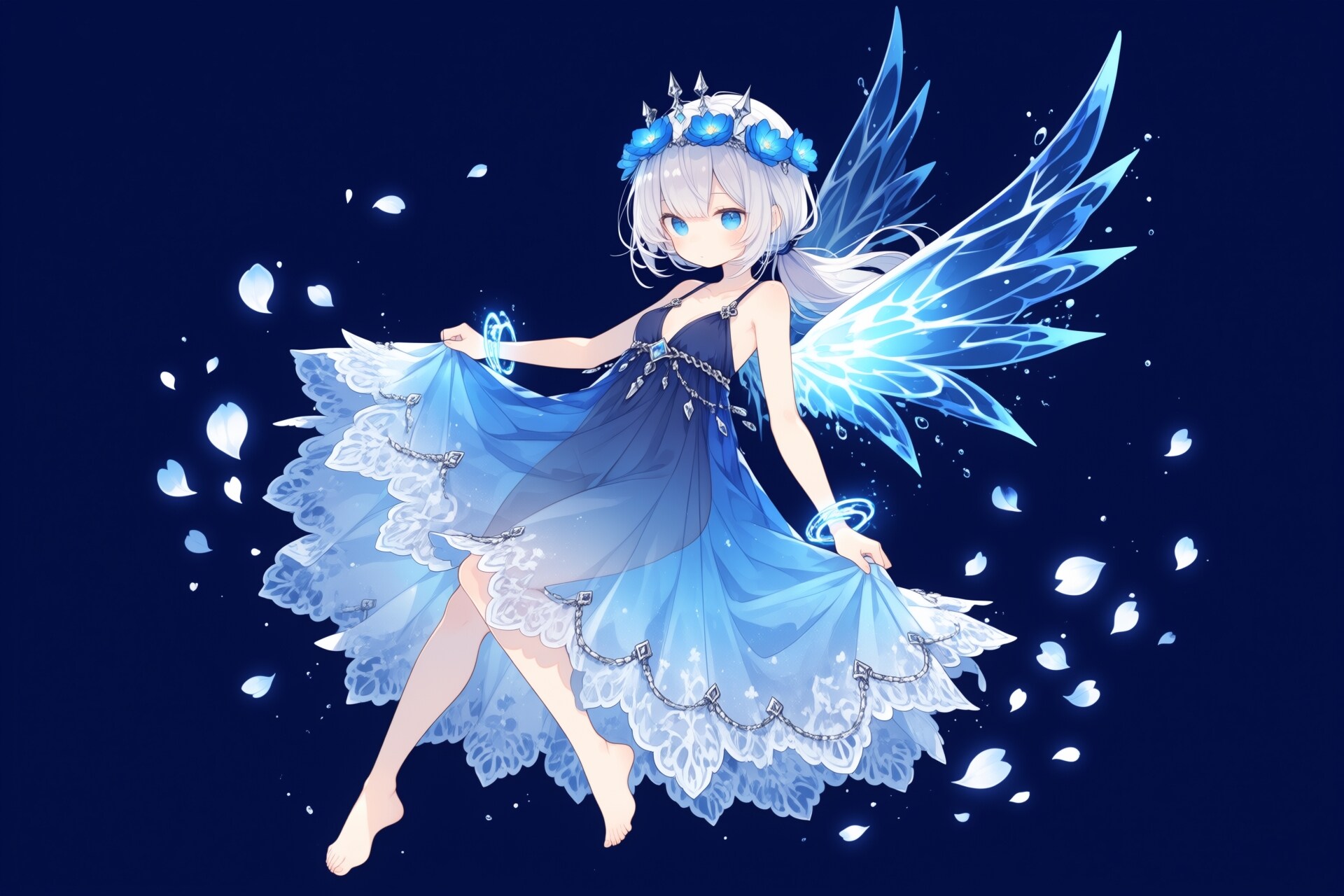 青の妖精さん