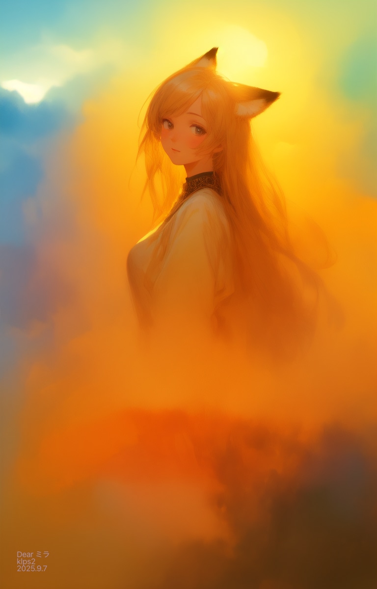 夕暮れのミラさん | の人気AIイラスト・グラビア