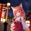 巫女狐ちゃん 3枚目