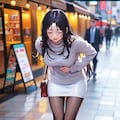 カフェ店員に利尿剤と下剤入りのコーヒーを飲まされて、尾行された挙句、おしっことうんちをお漏らしするところを動画撮影されてしまう、2分３０秒越えのフル動画作品作っちゃいました(^^♪結末はさらに凄いこと 3枚目