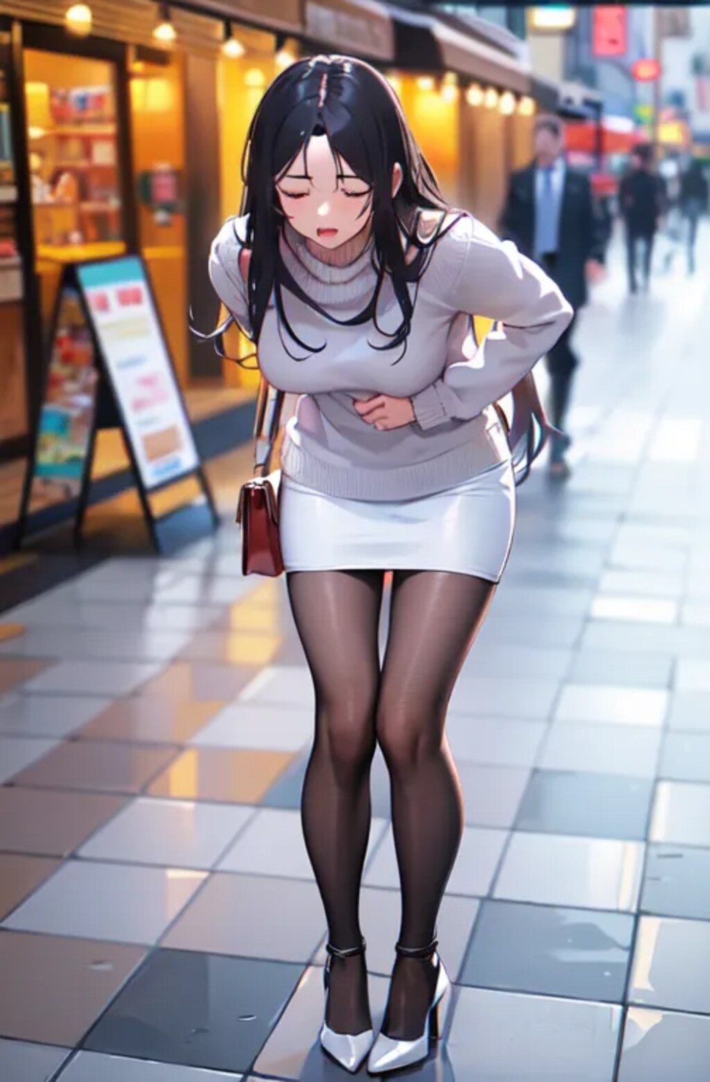カフェ店員に利尿剤と下剤入りのコーヒーを飲まされて、尾行された挙句、おしっことうんちをお漏らしするところを動画撮影されてしまう、2分３０秒越えのフル動画作品作っちゃいました(^^♪結末はさらに凄いこと