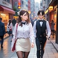 カフェ店員に利尿剤と下剤入りのコーヒーを飲まされて、尾行された挙句、おしっことうんちをお漏らしするところを動画撮影されてしまう、2分３０秒越えのフル動画作品作っちゃいました(^^♪結末はさらに凄いこと 2枚目