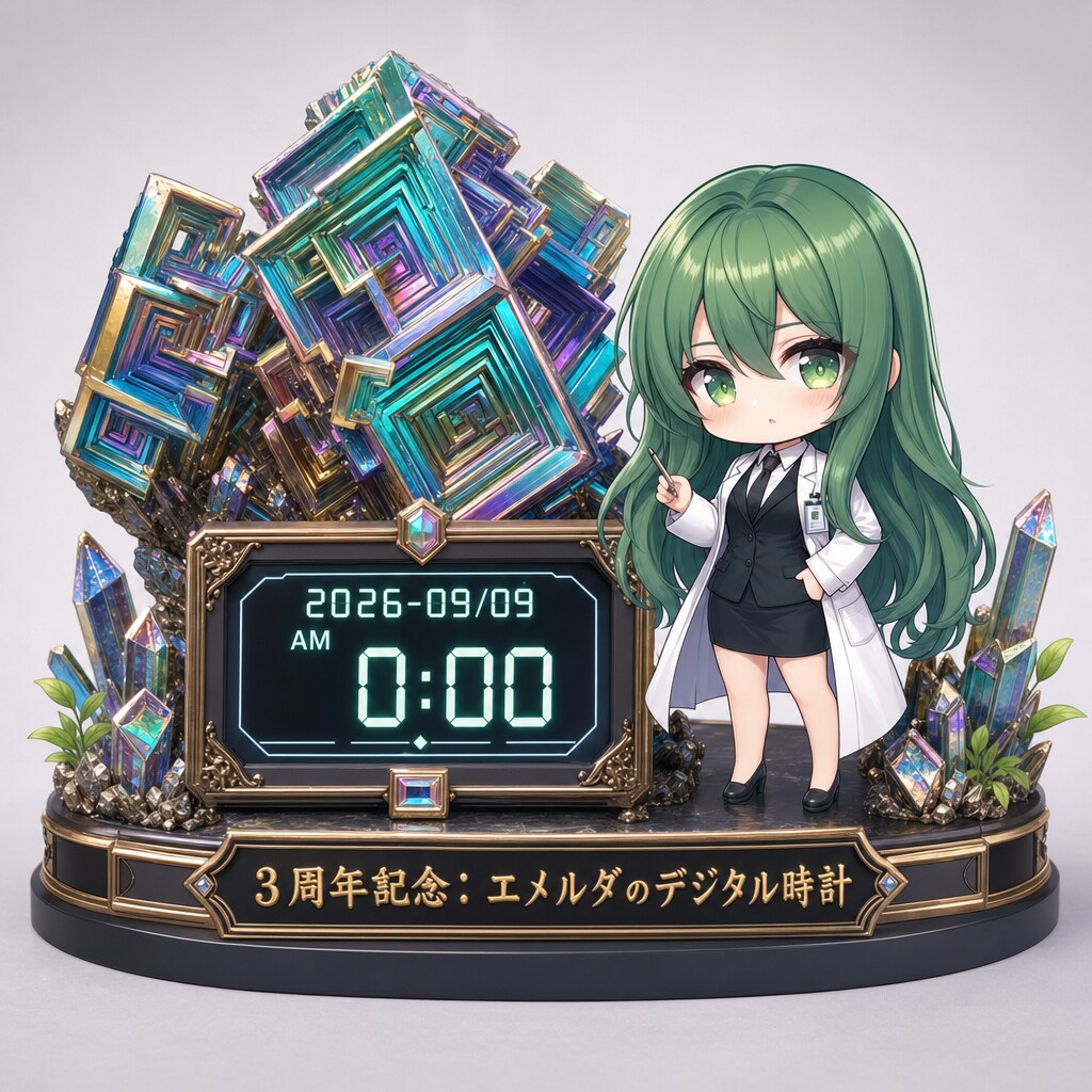 菊の花とエリザベスと３周年記念