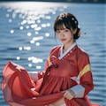 水辺の韓服 4枚目
