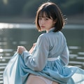 水辺の韓服 7枚目