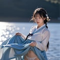 水辺の韓服 5枚目