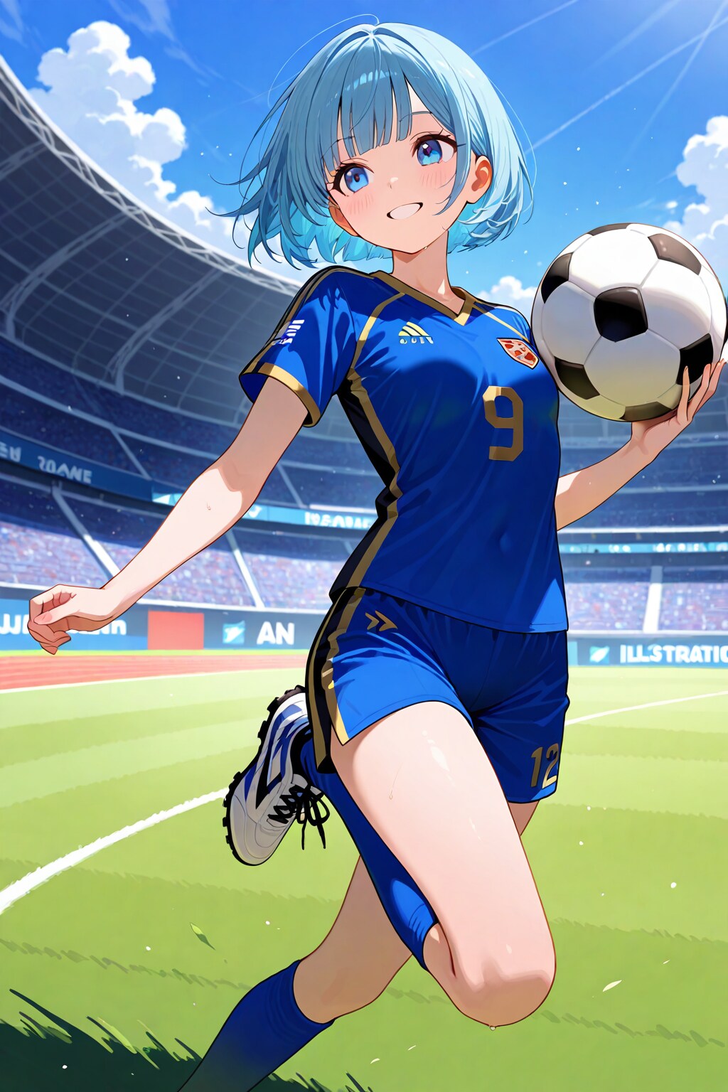 サッカー彼女