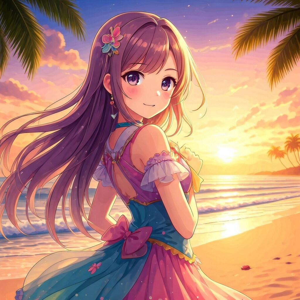 ピクセルちゃんと海