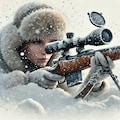雪原の女スナイパー 3枚目