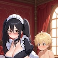 妊婦メイド×ショタ 4枚目