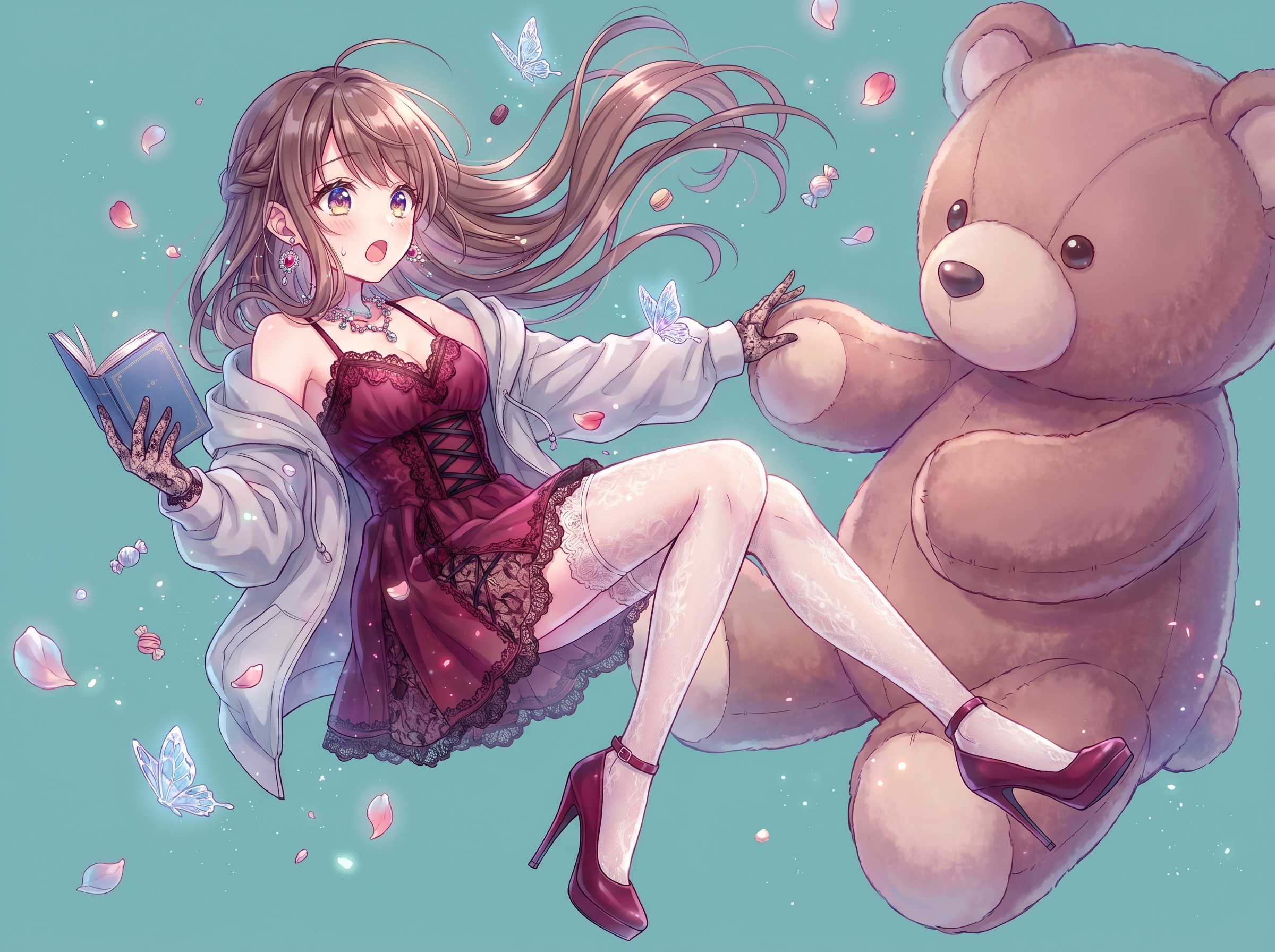 緋彩夢寐の抱擁 | の人気AIイラスト・グラビア