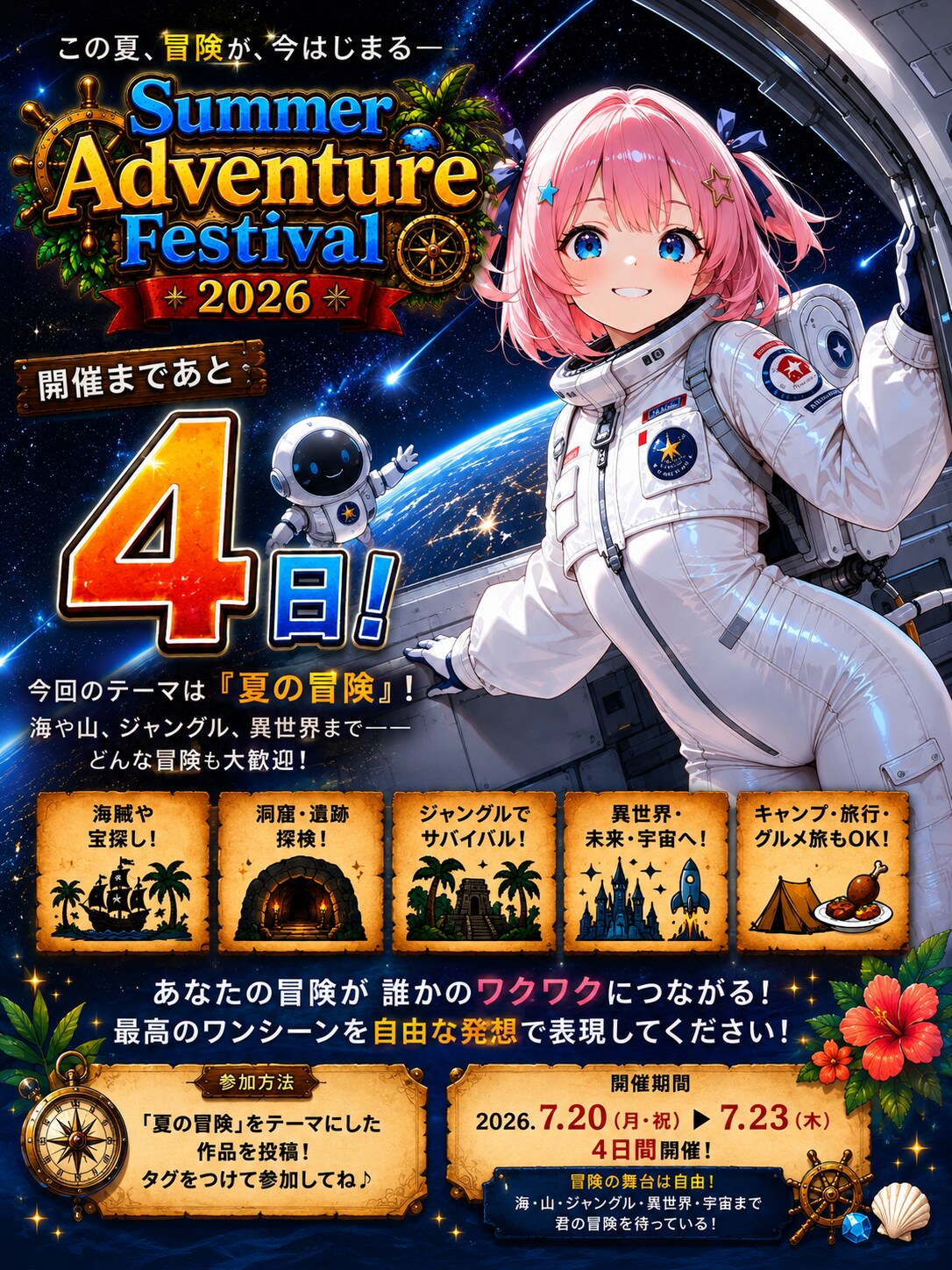 イベント開催まであと4日❗️✨️