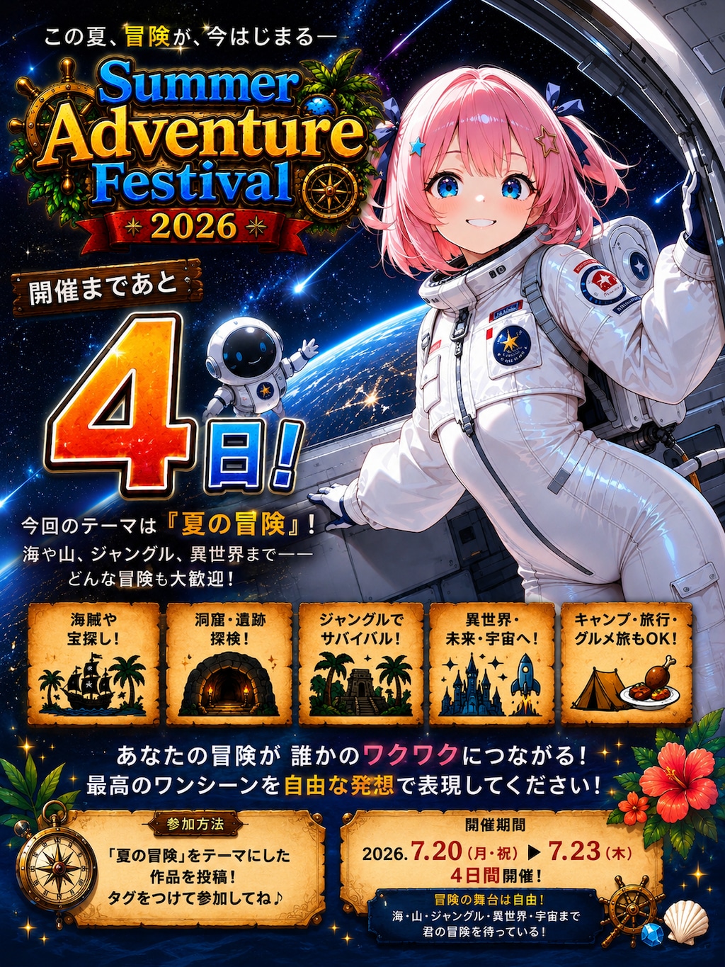 イベント開催まであと4日❗️✨️