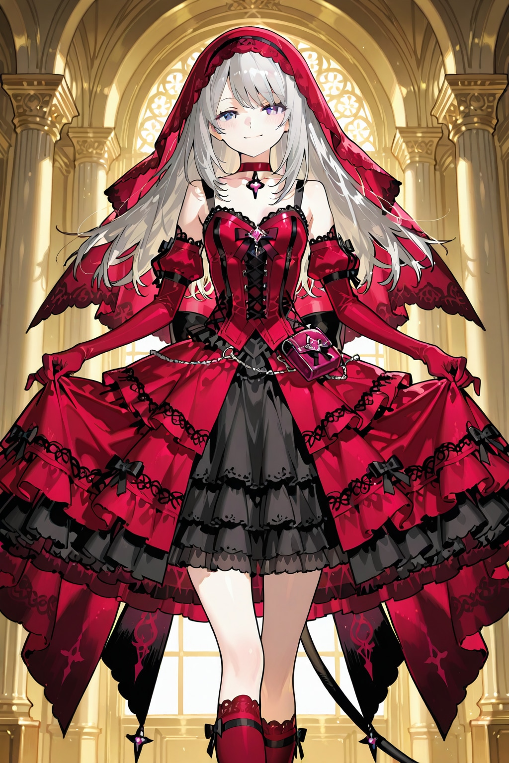 赤ゴスの魔法少女 | の人気AIイラスト・グラビア