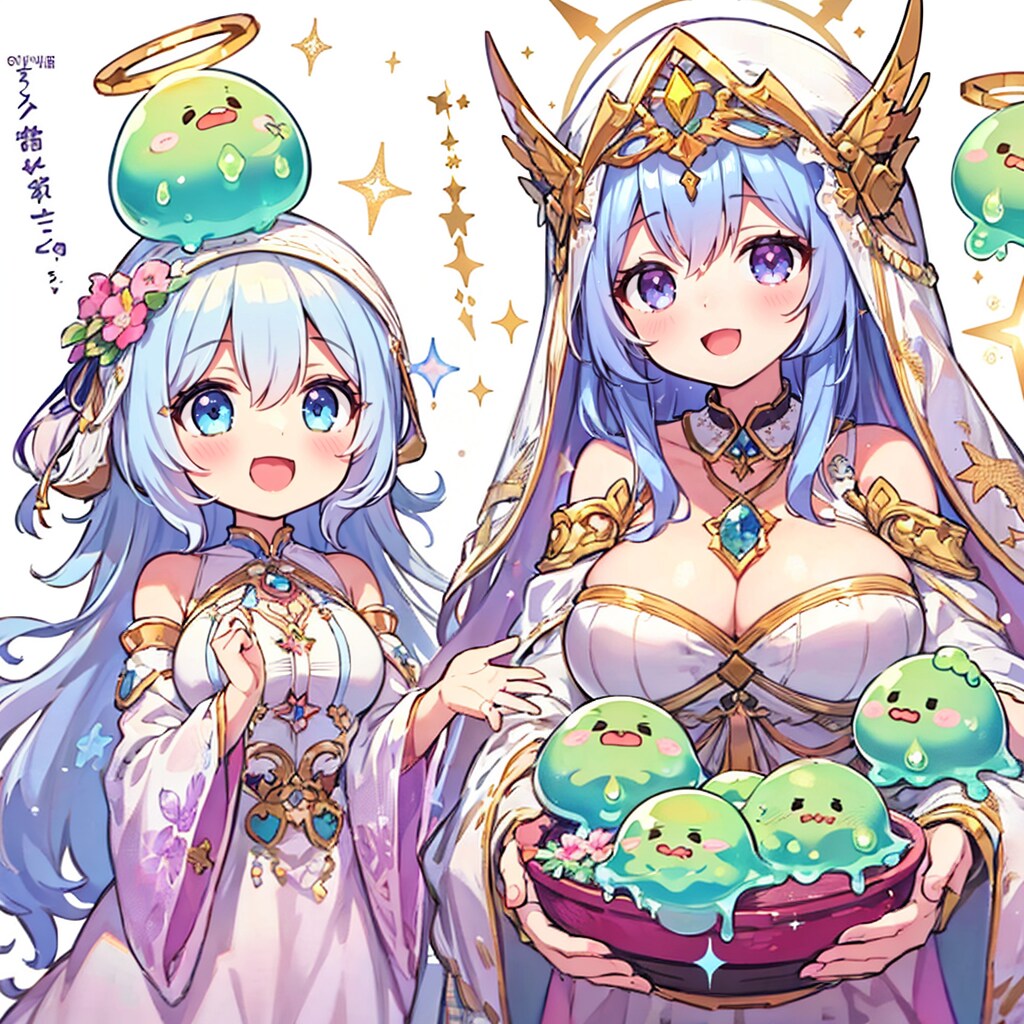 架空アニメ「聖女様はスライムがお好き♥」