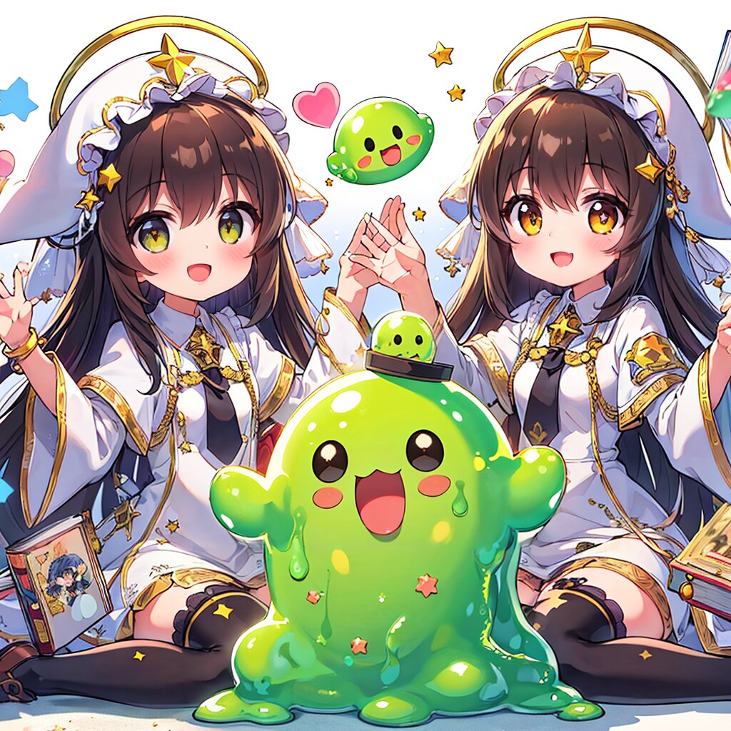 架空アニメ「聖女様はスライムがお好き♥」