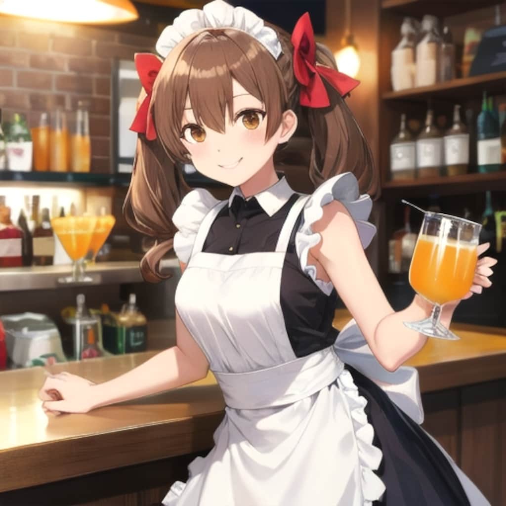 V4B黒子のバー（オレンジジュース）