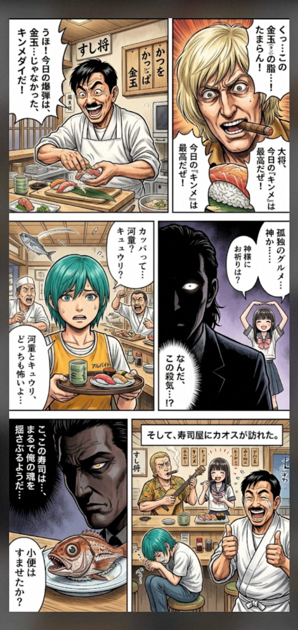 カオスな漫画シリーズ　　　　　　　　　　　　　　　　カオス寿司屋･開店！