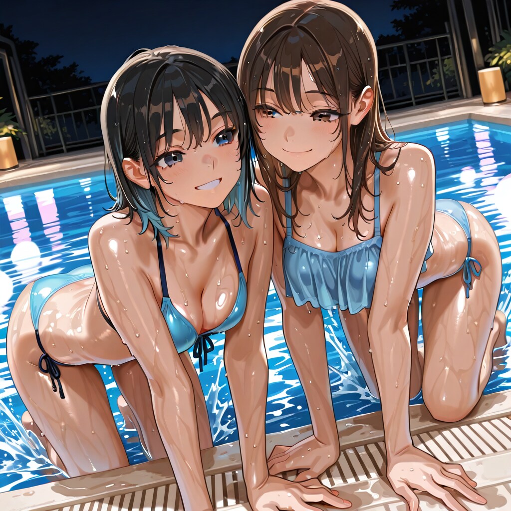 ナイトプールビキニ