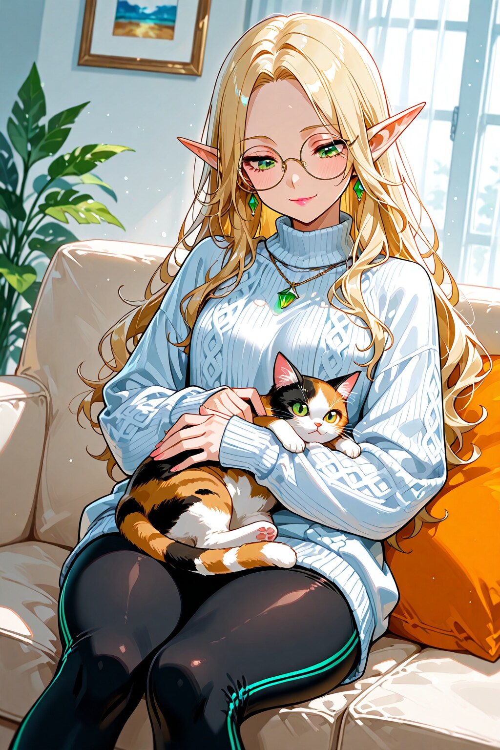 エルフと猫