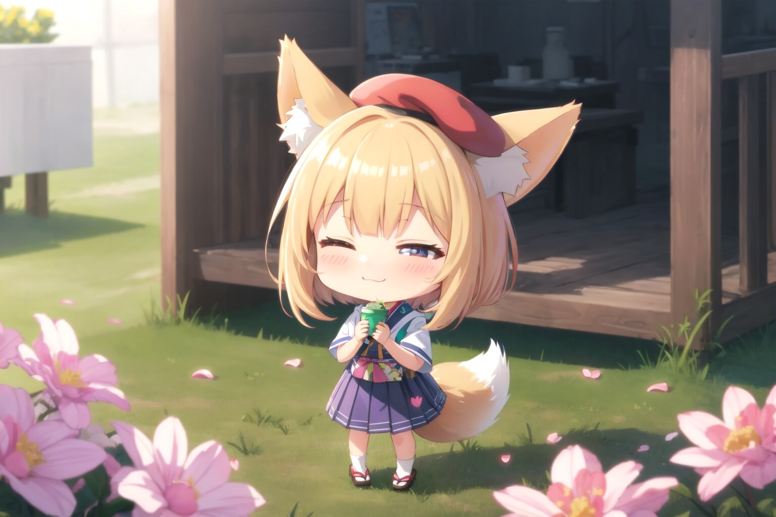 ちびちゃん_「おはよう-」。 | の人気AIイラスト・グラビア