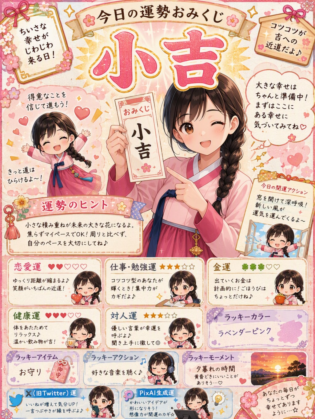 うちの子おみくじ