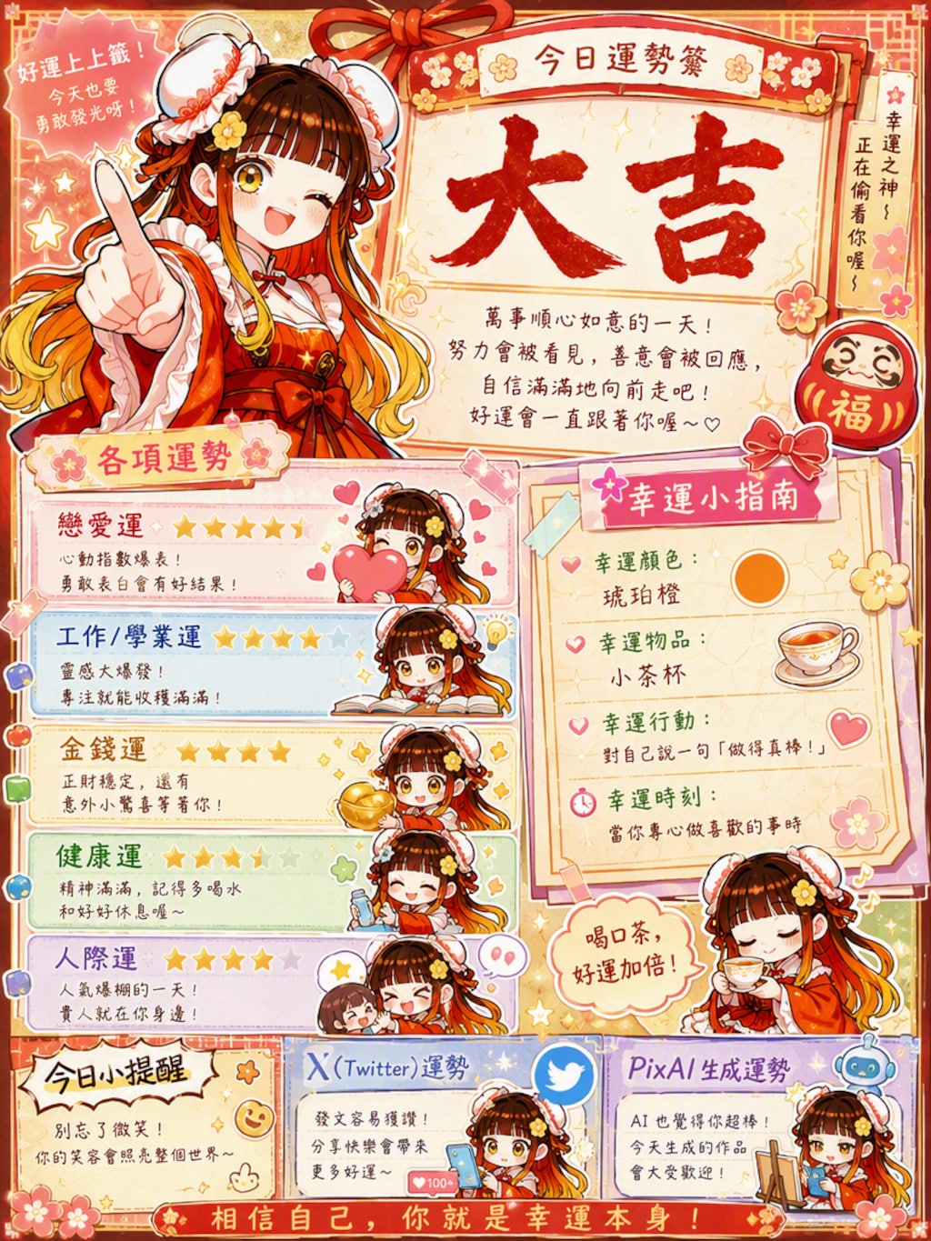 うちの子おみくじ