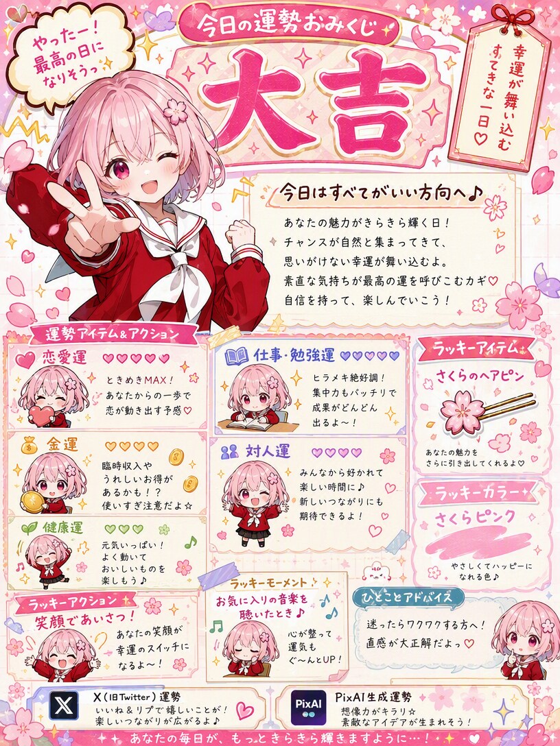 うちの子おみくじ | の人気AIイラスト・グラビア