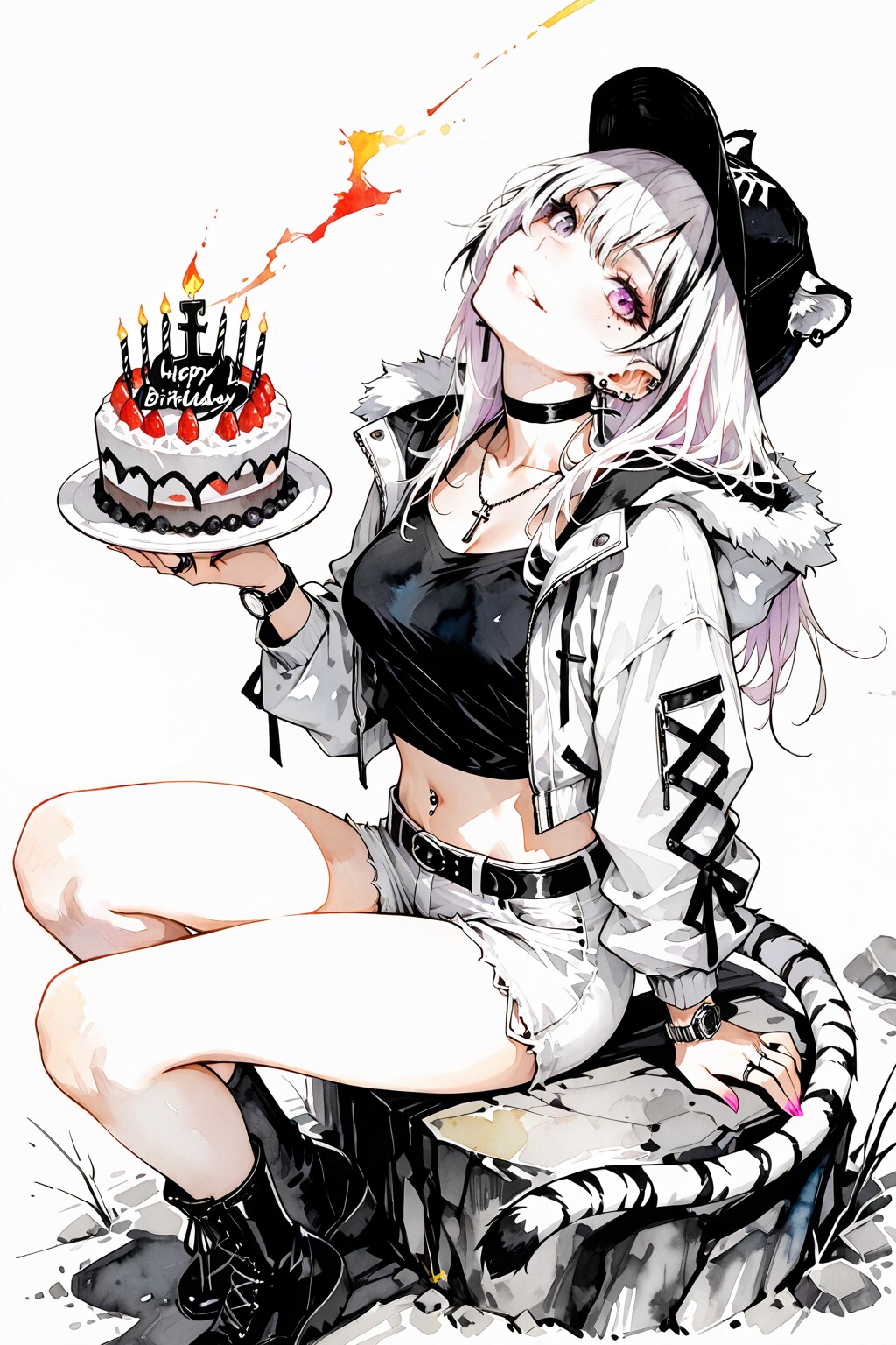 なずなさん、お誕生日おめでとうございます💕 | の人気AIイラスト・グラビア