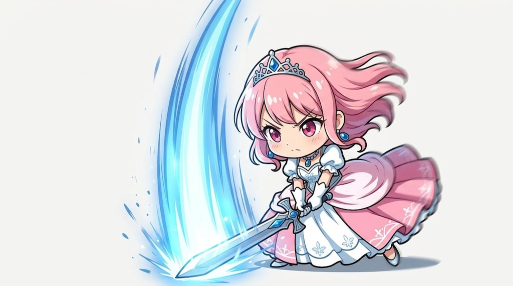 縦斬りを習得した姫様