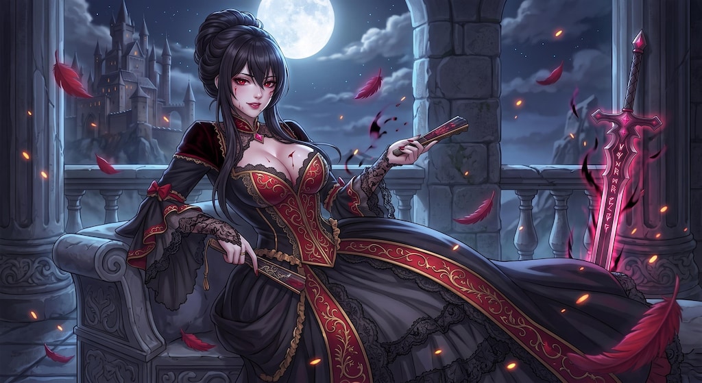 紅蓮の魔剣 〜城塞の月夜に嗤う吸血姫〜　降臨！