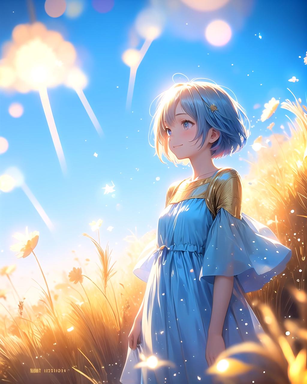 黄金の草原 | の人気AIイラスト・グラビア