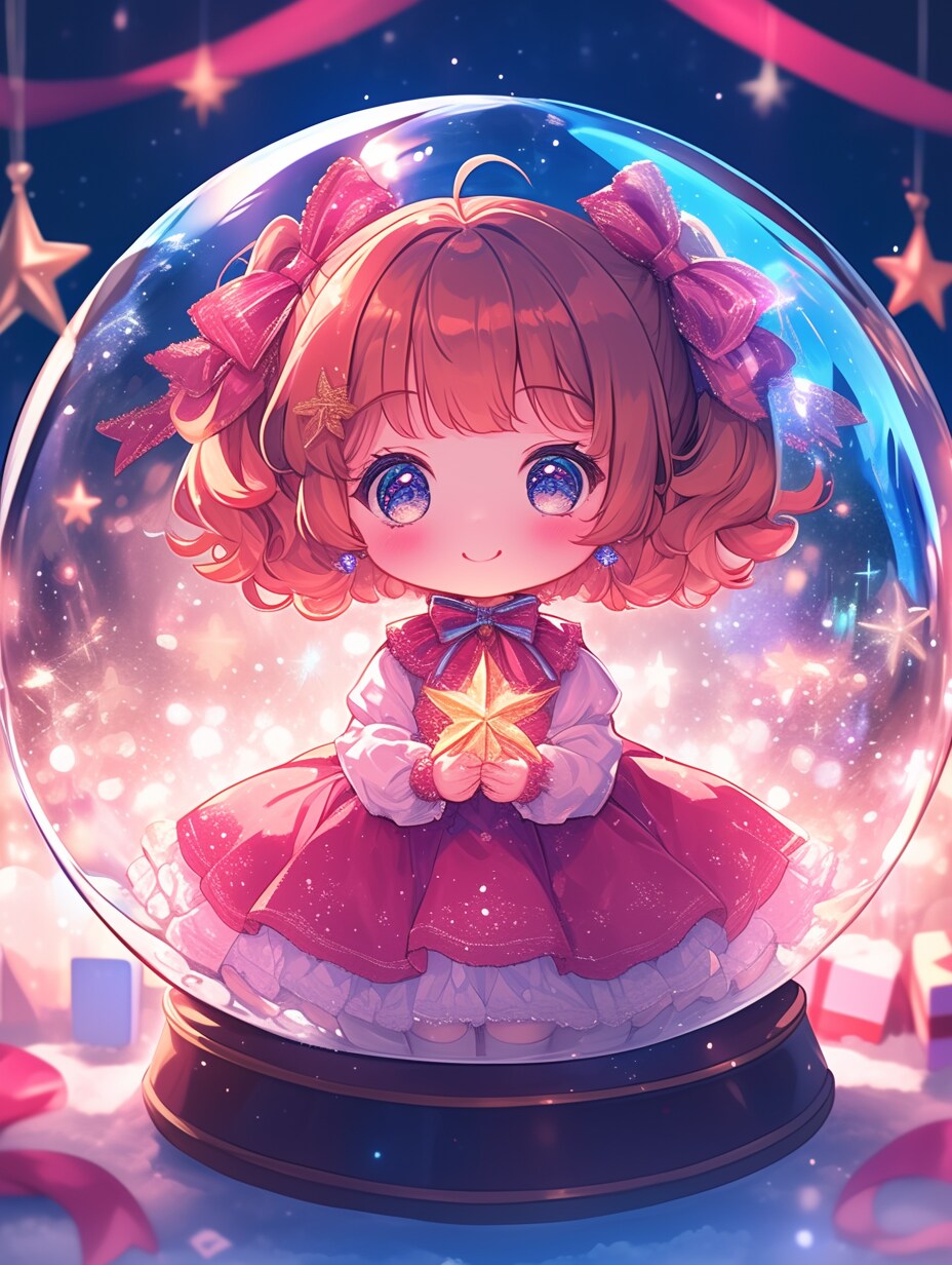 「瓶詰の少女」紅01 | の人気AIイラスト・グラビア