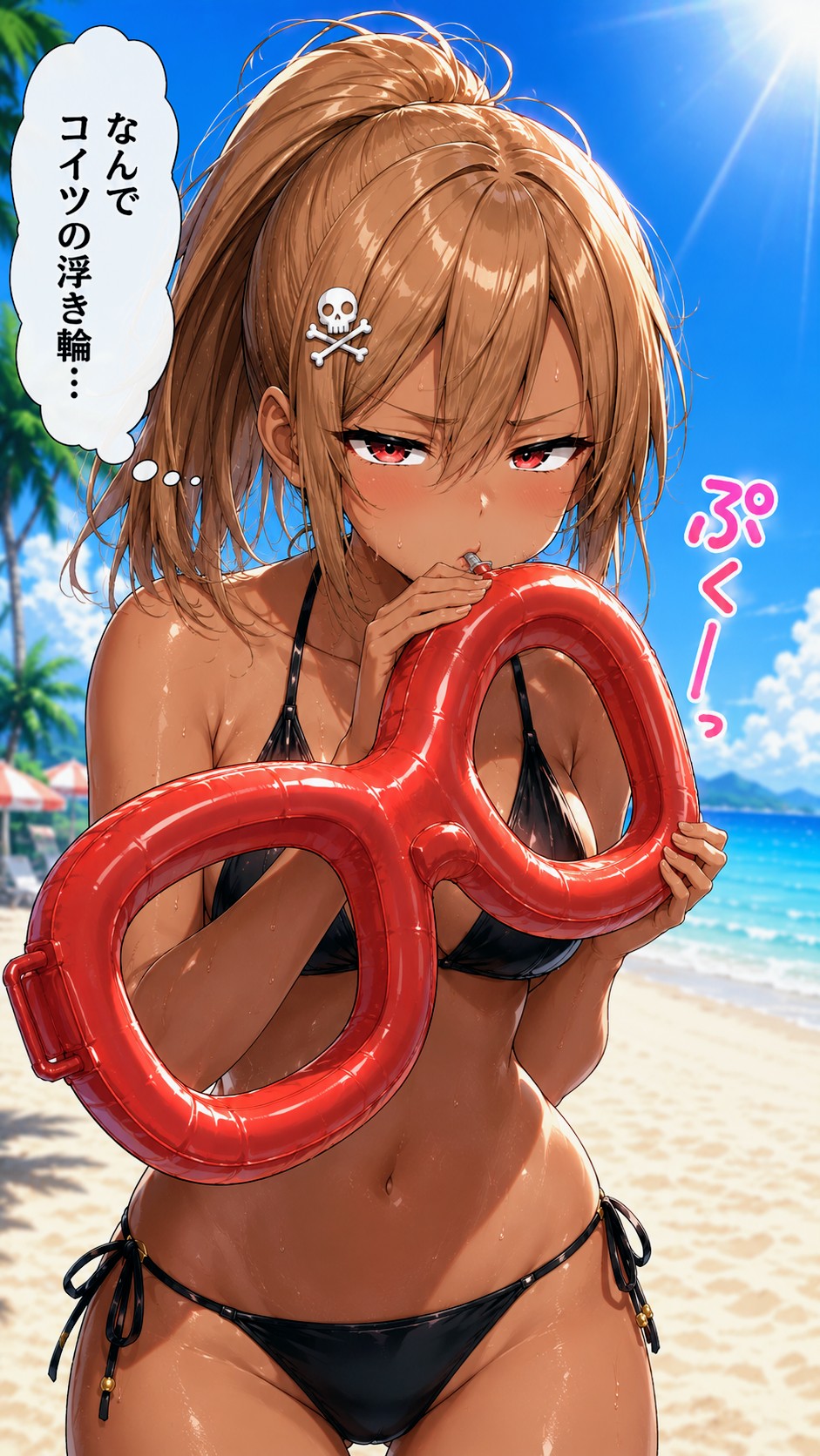 おにく🍖＆真澄👓️の気まずい浮き輪🛟