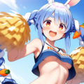 がんばれ♡がんばれ♡（兎田ぺこら） 3枚目