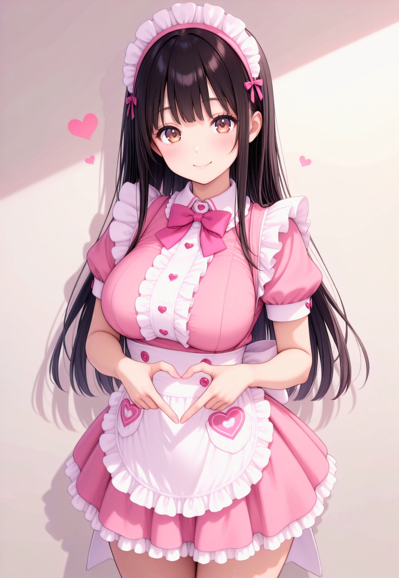 604（ピンクのメイド服）