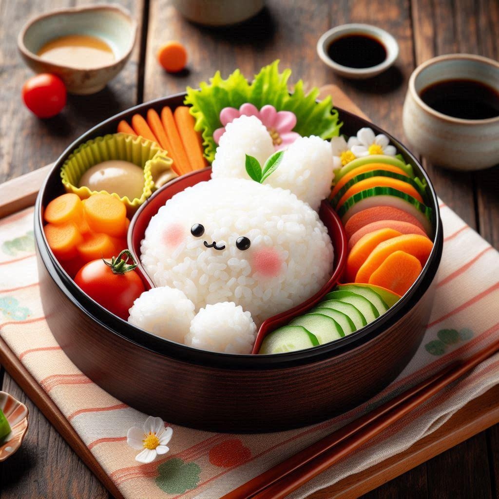 シンプルな弁当…？